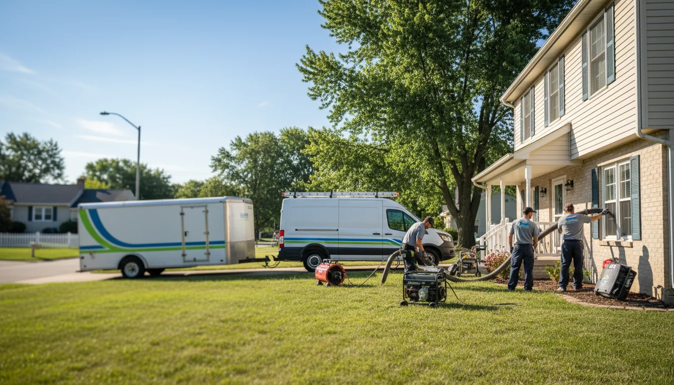 Flooded Basement Restoration And Cleanup With Repair in Indianola, NE near me